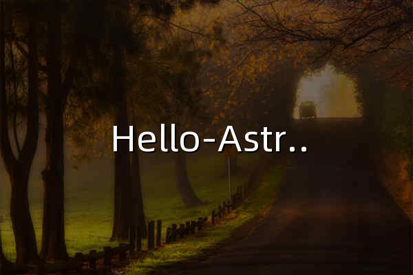 Hello-Astronomy - 官網預覽