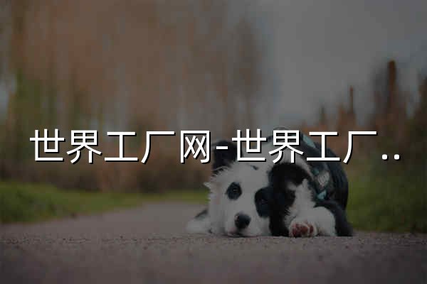 世界工廠網(wǎng)-世界工廠盡在世界工廠網(wǎng) - 官網(wǎng)預(yù)覽