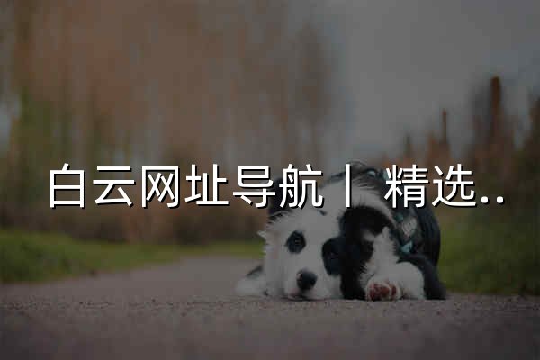 白云網址導航丨?精選國內外熱門優質網站 - 官網預覽
